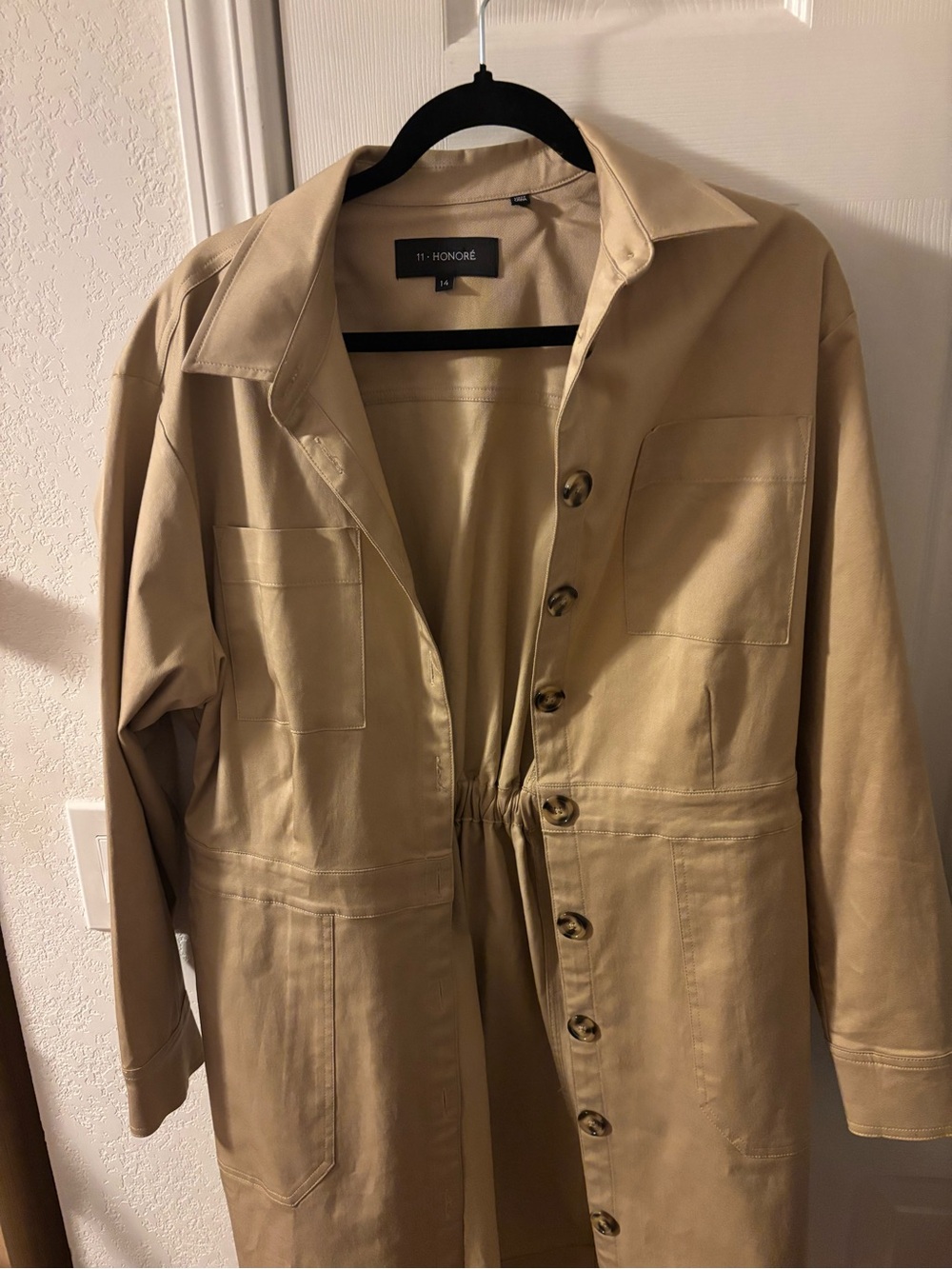 11 Honore Beige Trench Coat